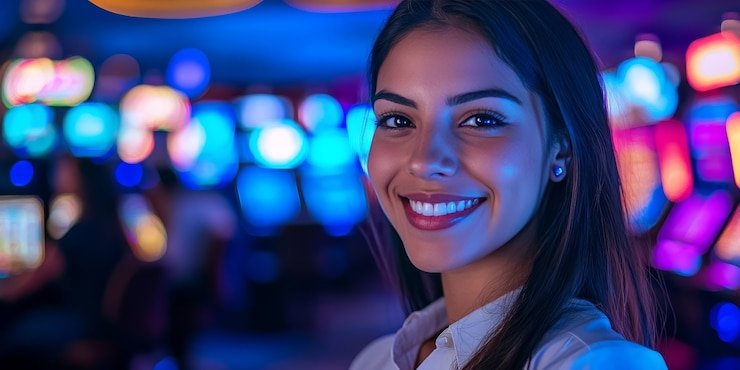 Pengguna dewasa membaca menu akun digital
